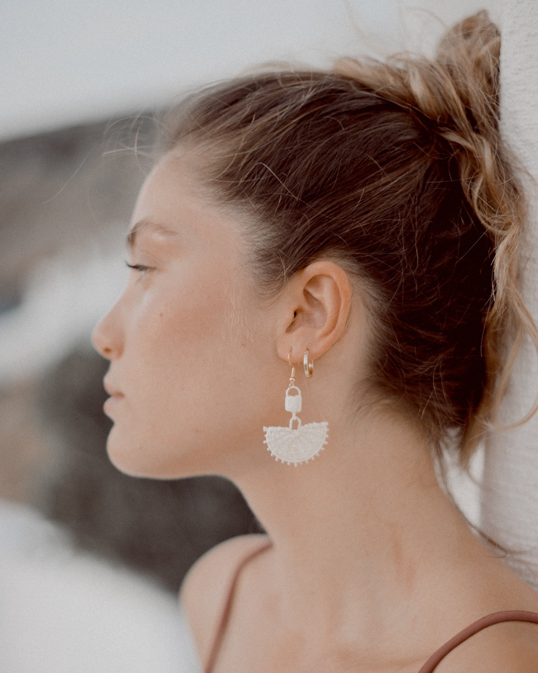 Pendientes Abanico Natural