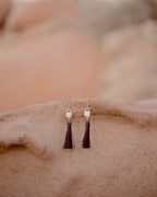 Pendientes Largos Negro