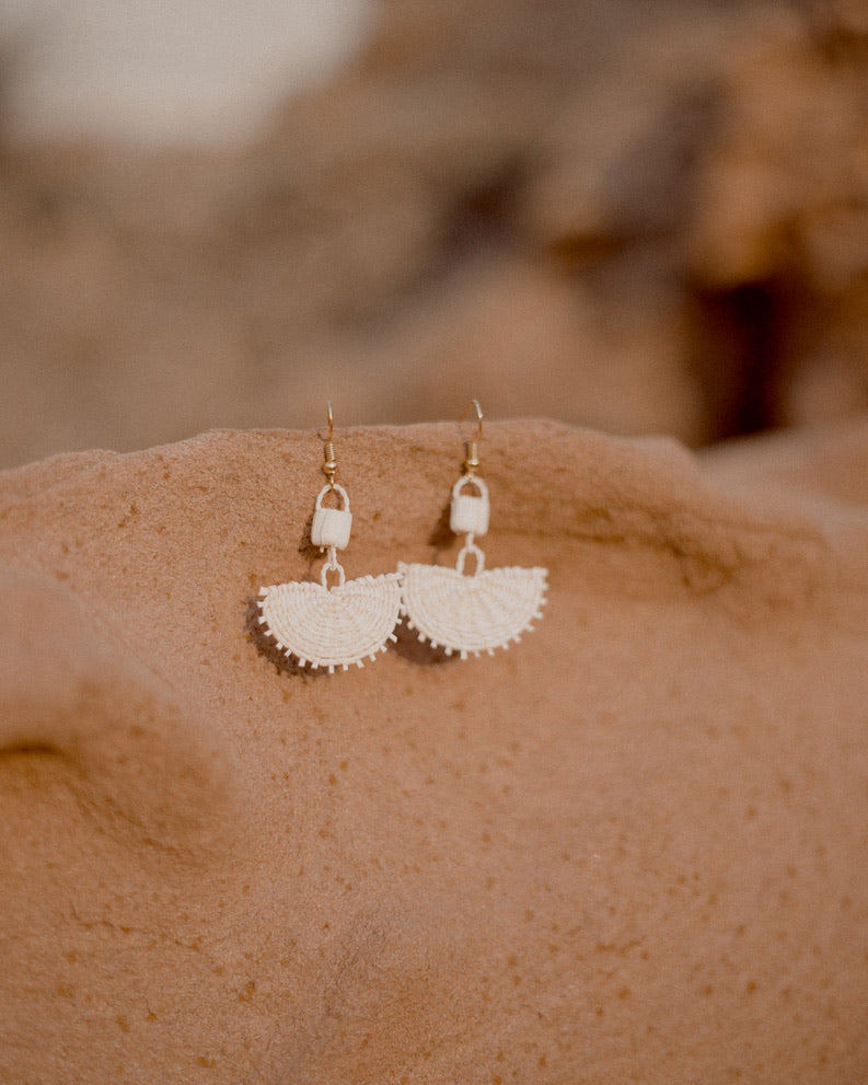 Pendientes Abanico Natural